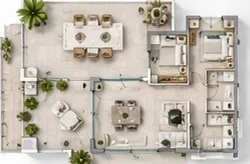 Grundriss Ático C