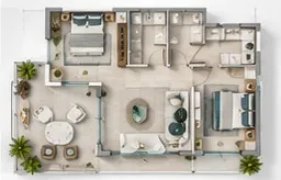 Grundriss Apartamento A