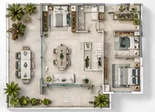 Grundriss Apartamento B