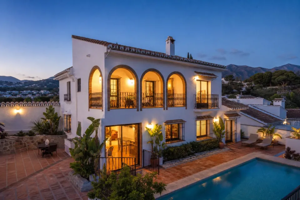 Andalusian country house with sea views in Marbella