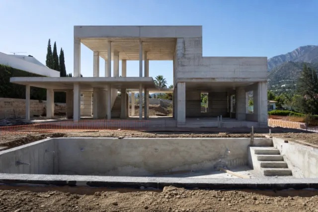 Villa en construcción con vistas al mar en Estepona — photo 4