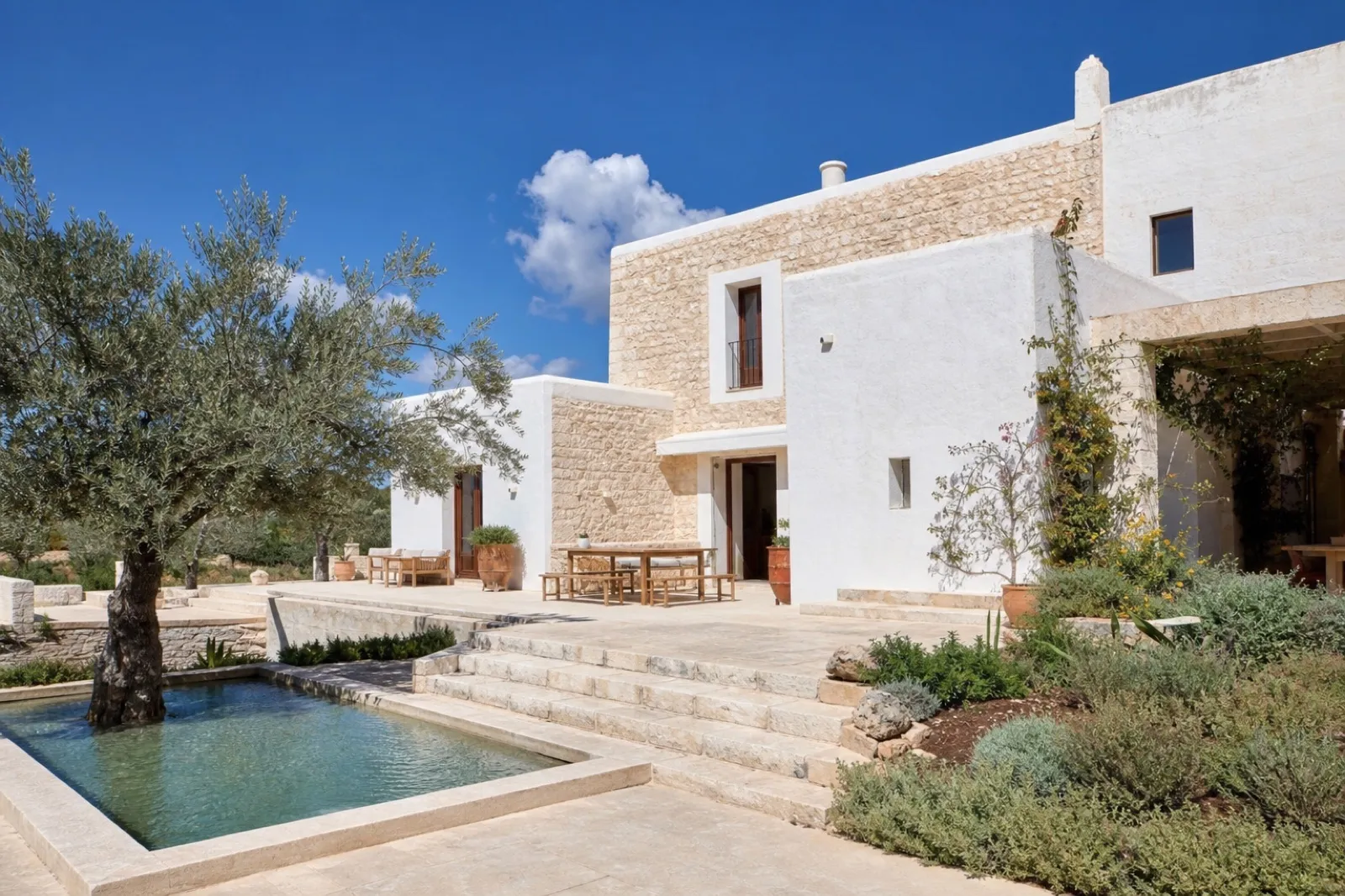 Finca de piedra en Ibiza — Foto 1