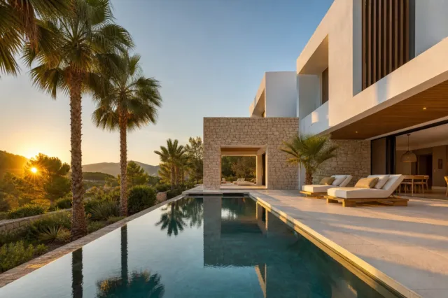 Villa en construcción con vistas panorámicas al mar en Benahavís — صورة 2