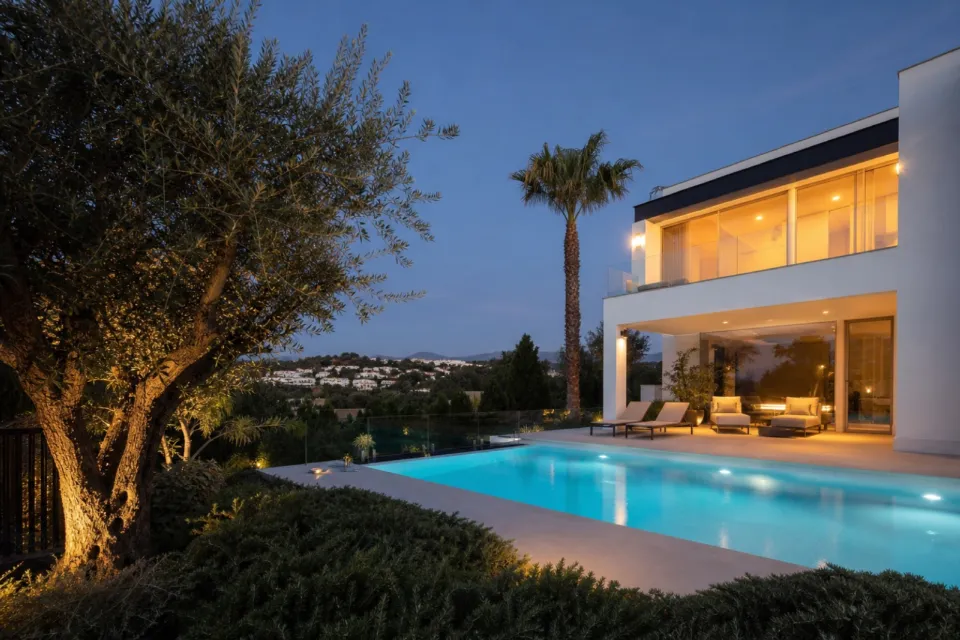 Villa de lujo con vistas panorámicas al mar en Mijas